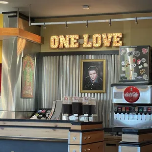 The drink filling station