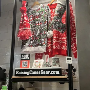Holiday merchandise!