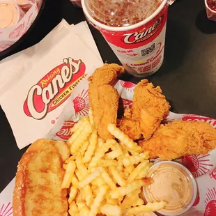 The Three The 3 Finger Combo - 3 Chicken Fingers &amp; Sweet Tea
