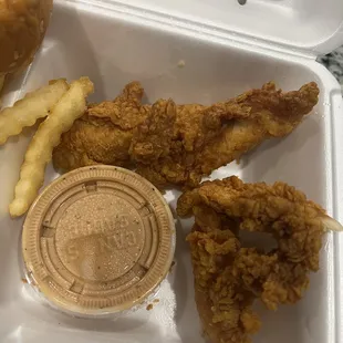 3 Chicken fingers