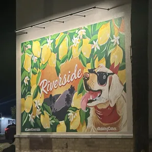 Outside