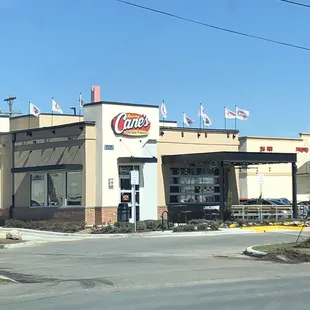 the outside of the building