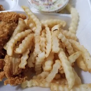 food, fish and chips