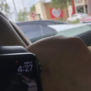 I ordered ahead of time and it was supposed to be ready by 4:09 PM, but didn't end up leaving until almost 4:30 PM