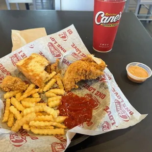 3 piece chicken. 2 were gone in 4 bites!