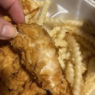 Wet chicken, breading sliding off