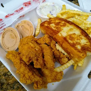 Caniac combo (Drink not pictured)