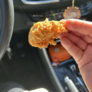 Remember the chicken to be a lot bigger