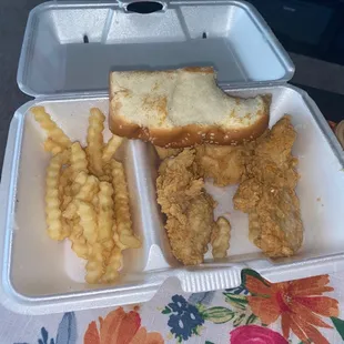 These are very little fry portion and bread is not cooked at all.