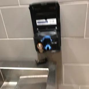 Soap dispenser out of commission