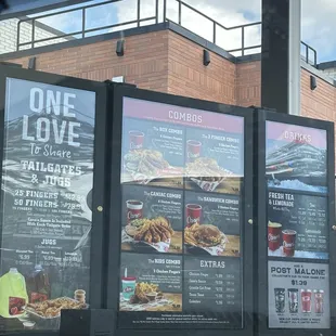 Drive-Thru Menu