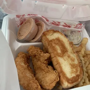 The Box Combo with  extra sauce