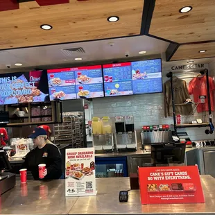 customers at the counter