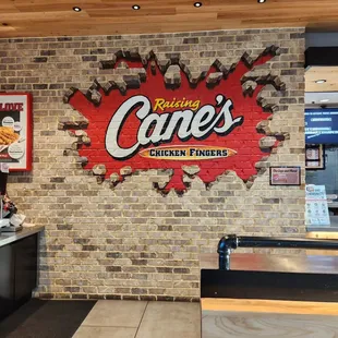 the inside of a restaurant