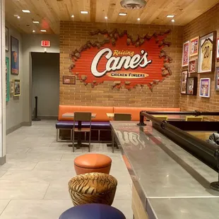 the interior of a restaurant