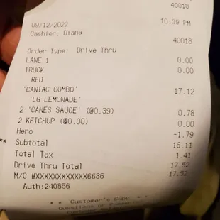 Canes has a veteran discount, honestly awesome!