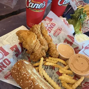 Chicken tender meal