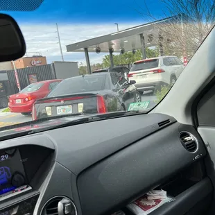 sushi and sashimi, outside