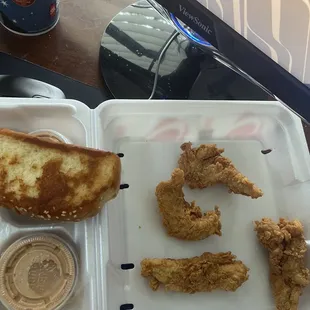 chicken wings and fried chicken, food