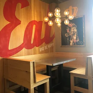 interior, sushi and sashimi