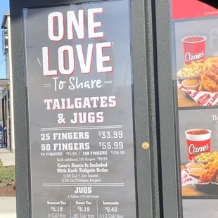 one love to share tailgates