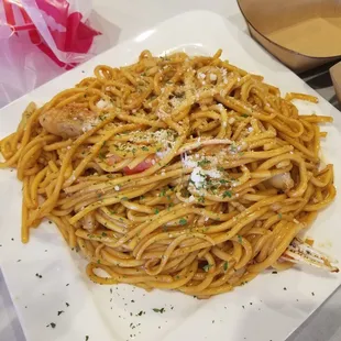 Crab Garlic Noodles