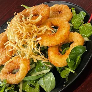 Calamari Salad (so good)  my new fave!