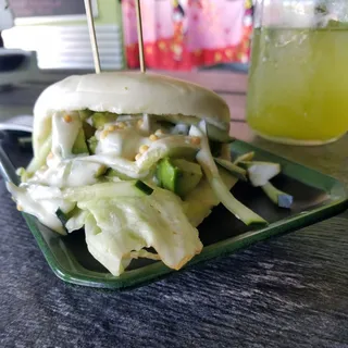 Rice Cracker Avocado Buns