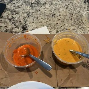 Which one is the chicken masal  and which is the butter chicken please? It was not marked.