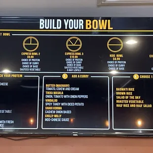 Menu Board (2 of 3)