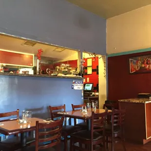 Looking toward the kitchen