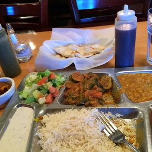 Lunch special for under $8. Delicious and complete.
