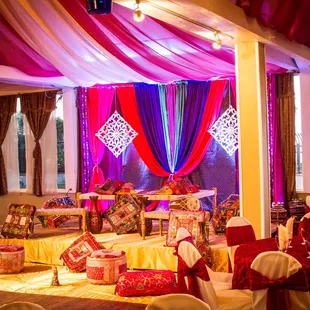 Bay Area Indian Wedding Decorations   - Sangeet &amp; Mehndi Decor