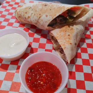 Steak Shawarma Wrap