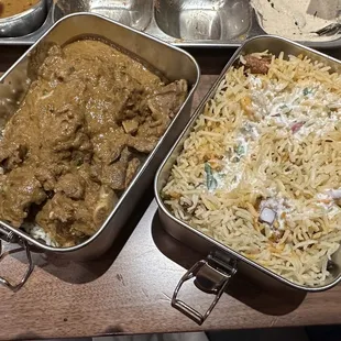 Brought our own tins for takeaway!