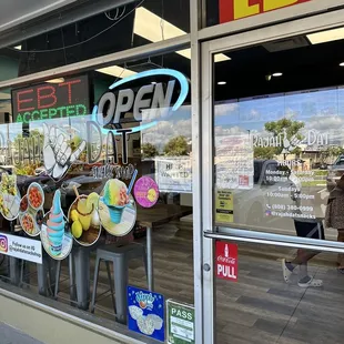 a view of the outside of the store