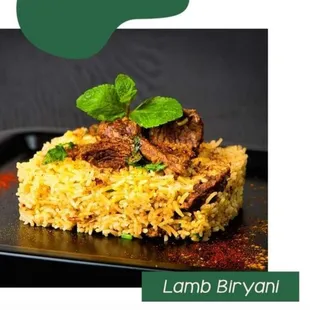 Must try our Lamb Biryani