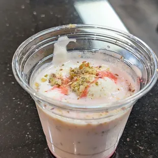 Falooda as part of Gujrati Thali