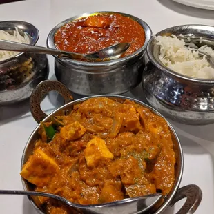 Kadai Paneer &amp; Rogan Josh Chicken