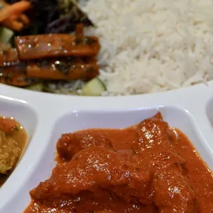 Chicken Thali Platter