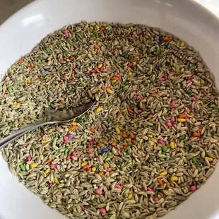 Yum. Candied anise on the way out.