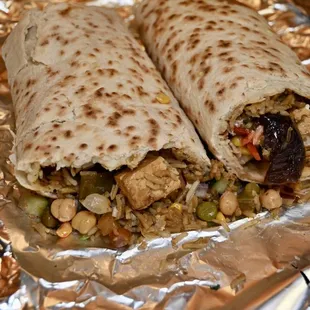 Chicken Naan Wrap