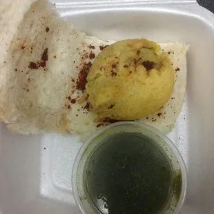 a plate of food
