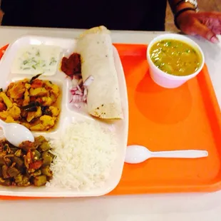 Mini Gujarati Thali only $7.99!!!