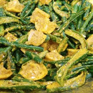 Preparing green lemon chilli pickle