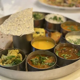 Rajwadi Silver Thali (unlimited)