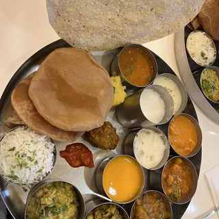 Rajwadi Gold Thali