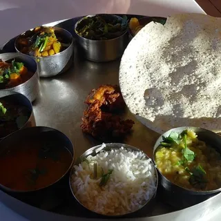 Rajwadi Vegan Thali