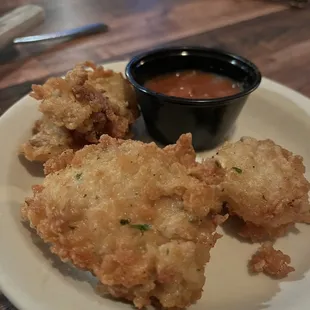 Fried Oysters. Hearty crunchy and flavorful.