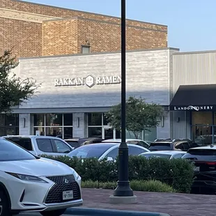Outside restaurant